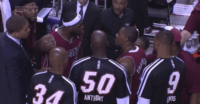 LeBron James Mario Chalmers