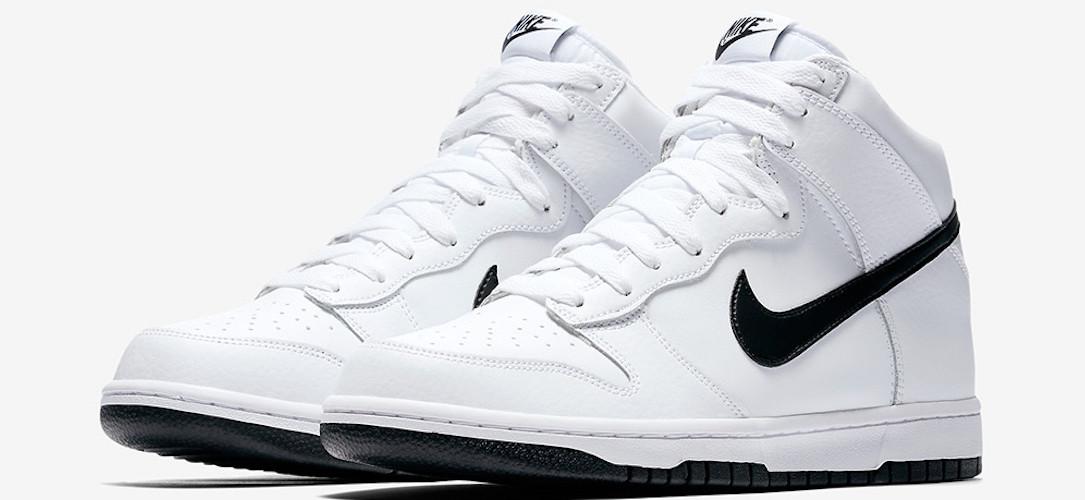 Nike Dunk High White and Black
