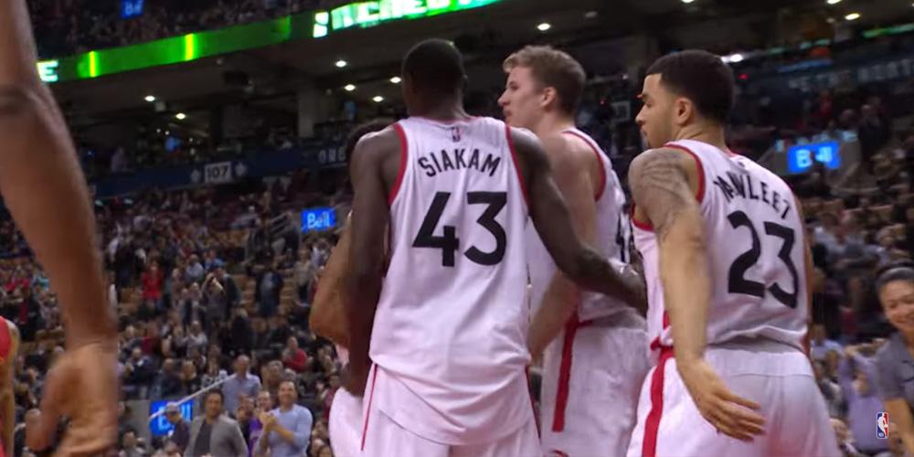 Raptors bench