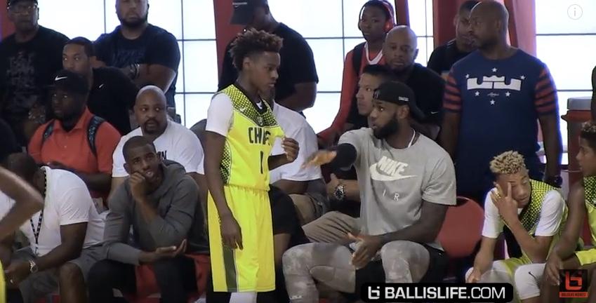 LeBron et son fils