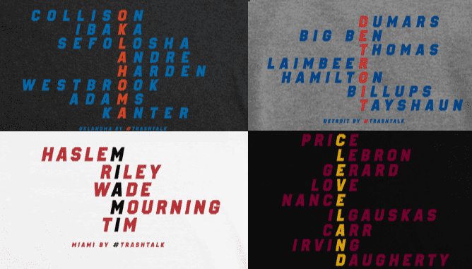 t-shirts