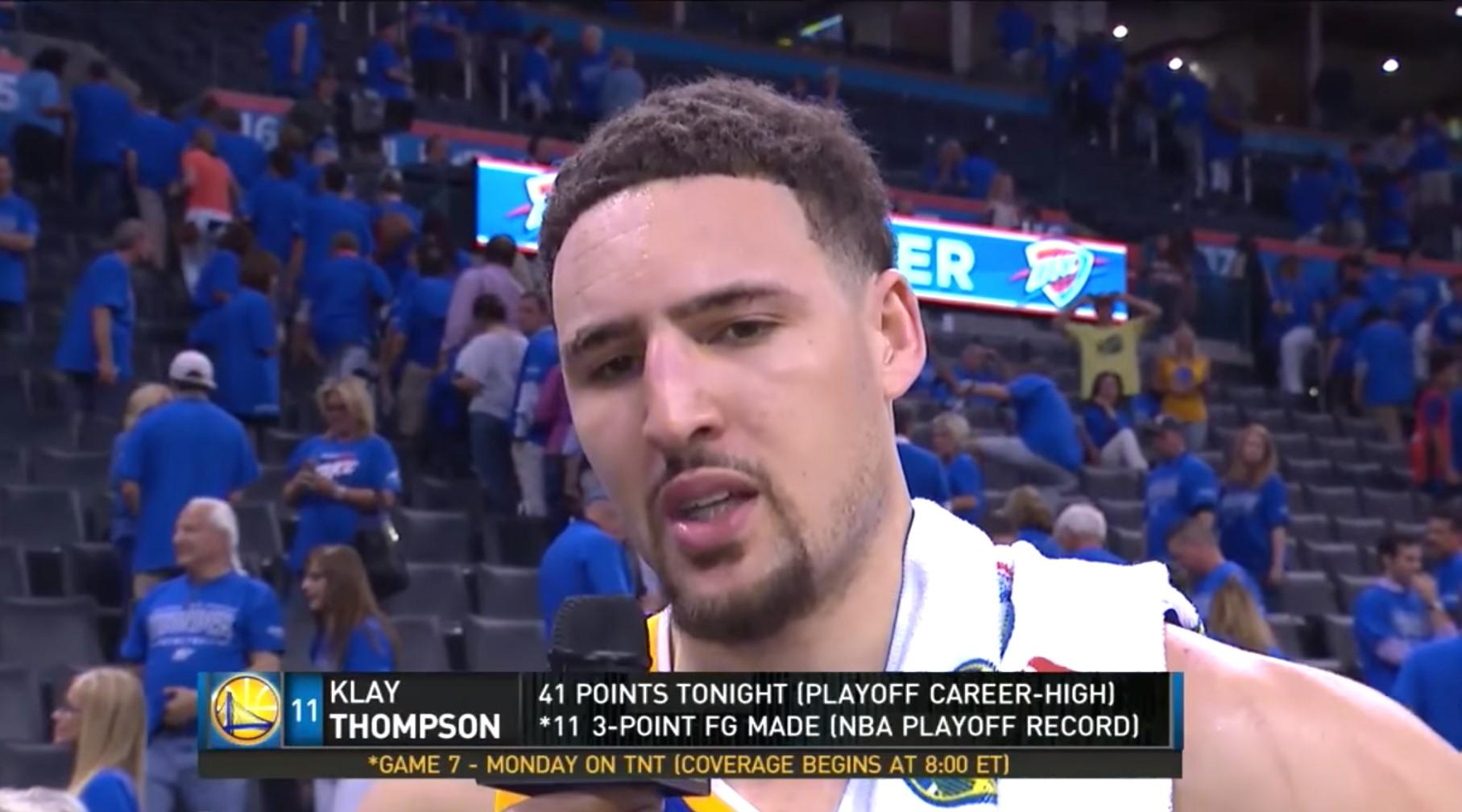 klay game 6 thunder
