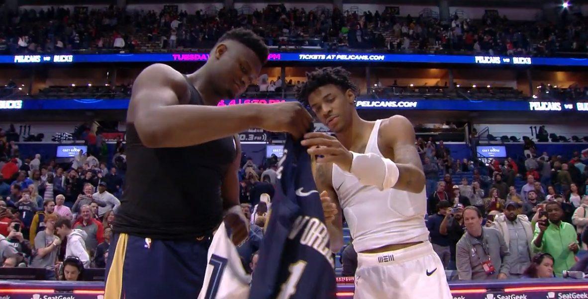 Zion Williamson 1er février 2020