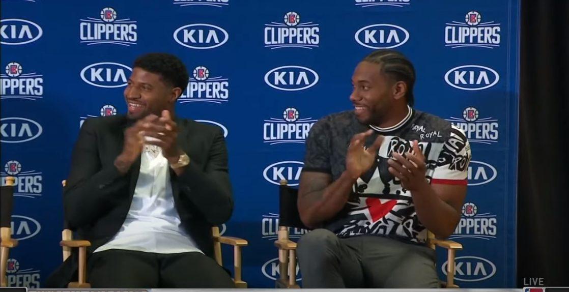 Paul George Kawhi Leonard 22 octobre 2020