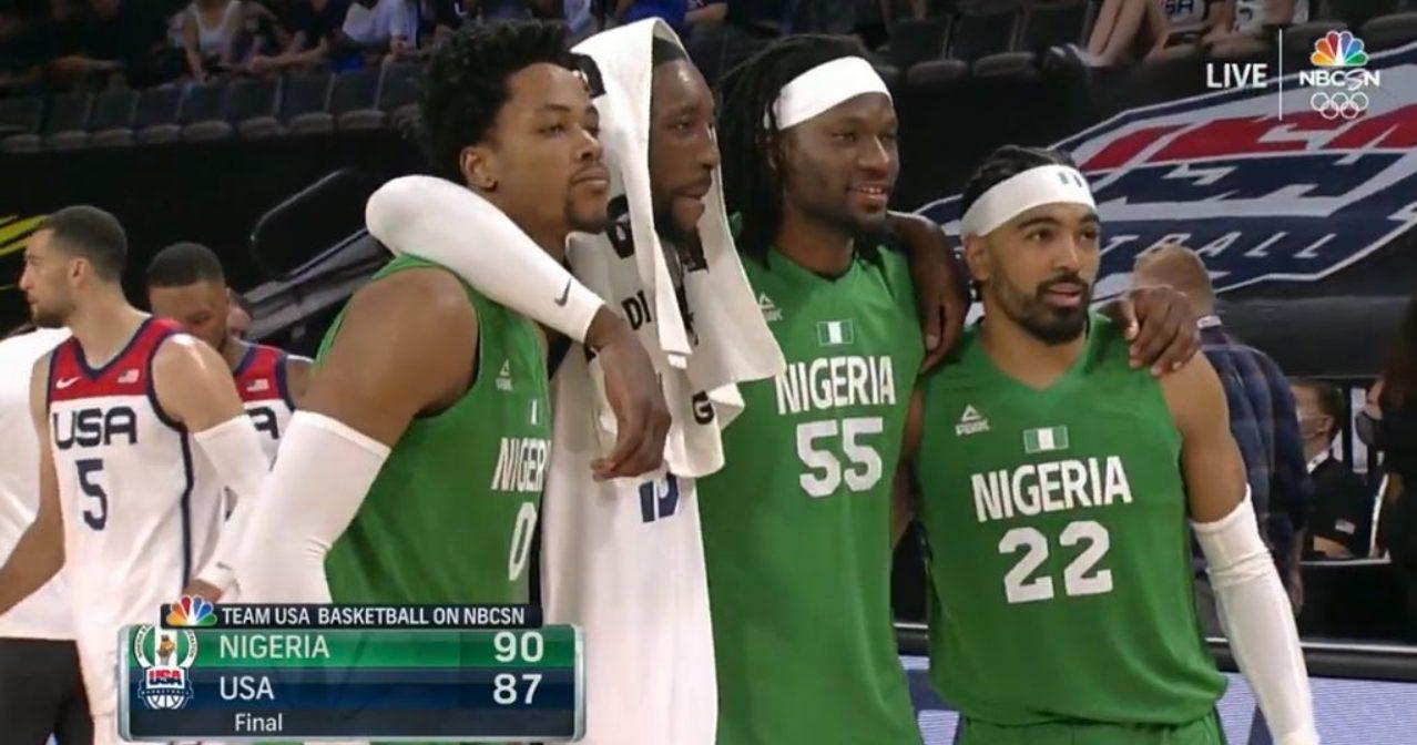 Nigeria Team USA 11 juillet 2021