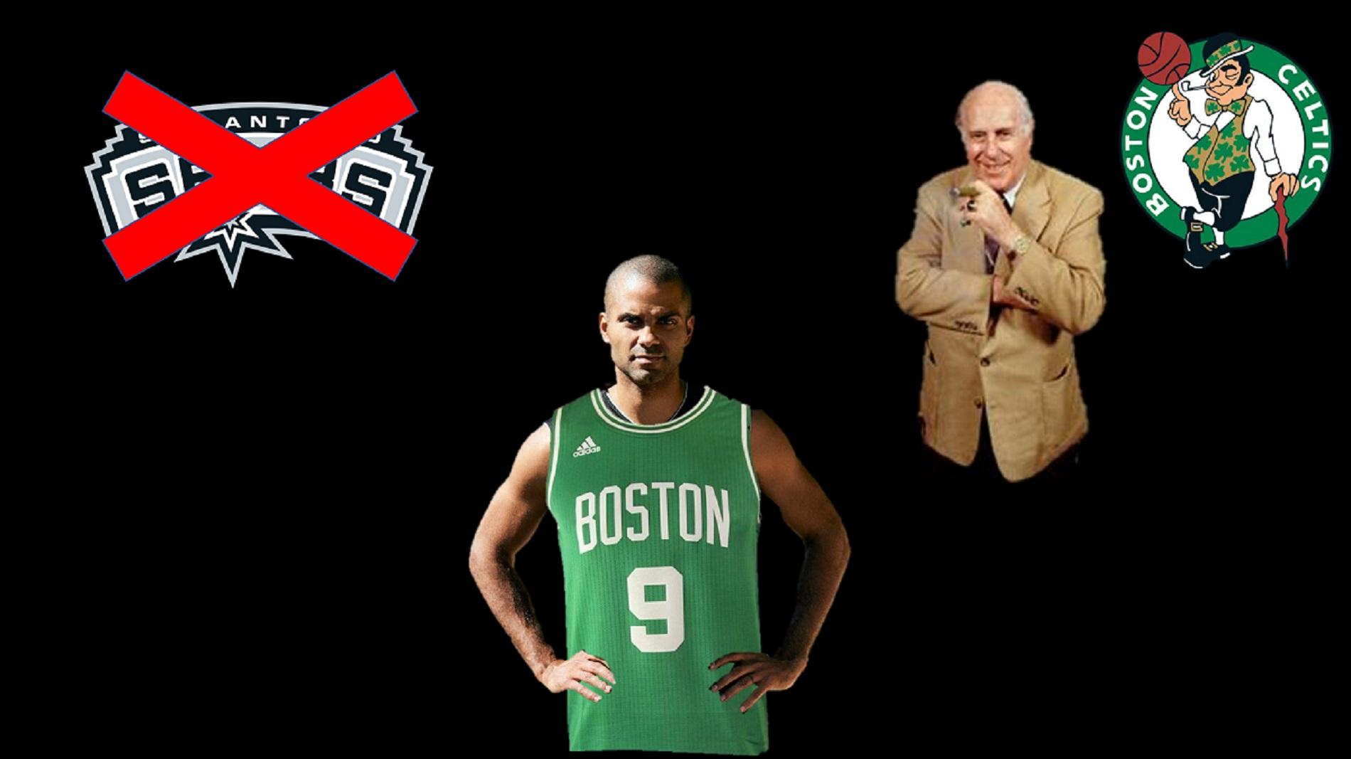 Montage Draft 2001 Tony Parker Celtics Spurs