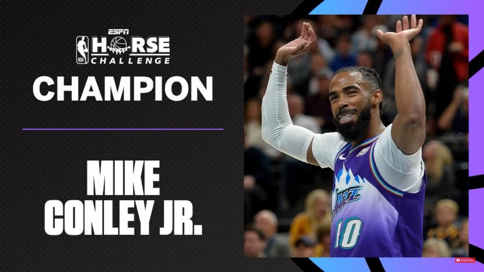 Mike Conley HORSE Challenge 10 août 2021