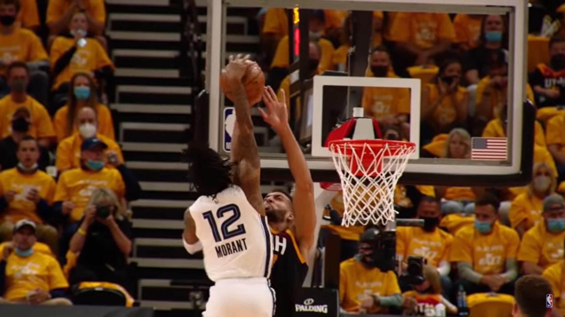 morant rudy gobert