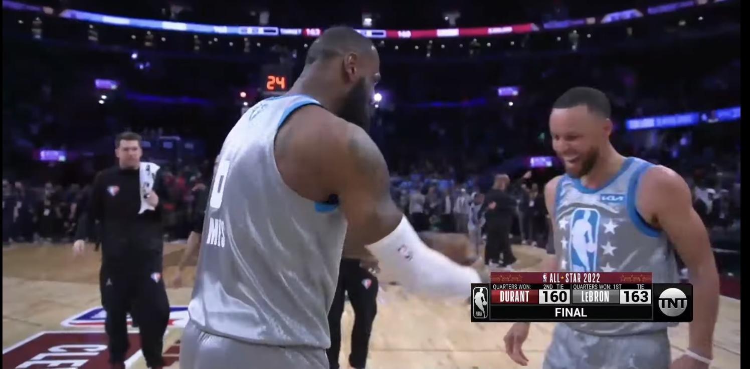 LeBron James Stephen Curry All Star Game 2022 21_02_2022