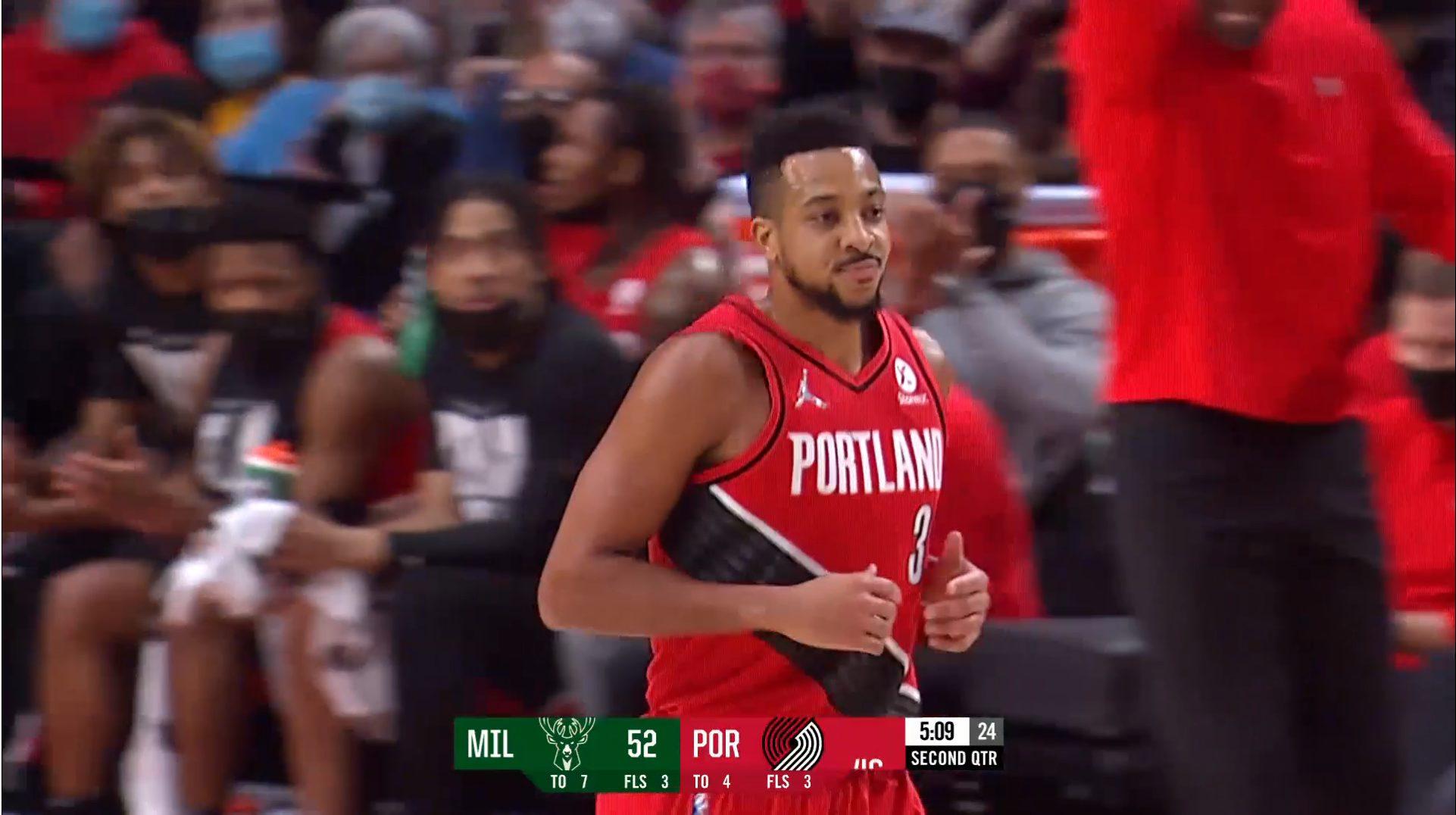 C.J. McCollum 6 février 2022