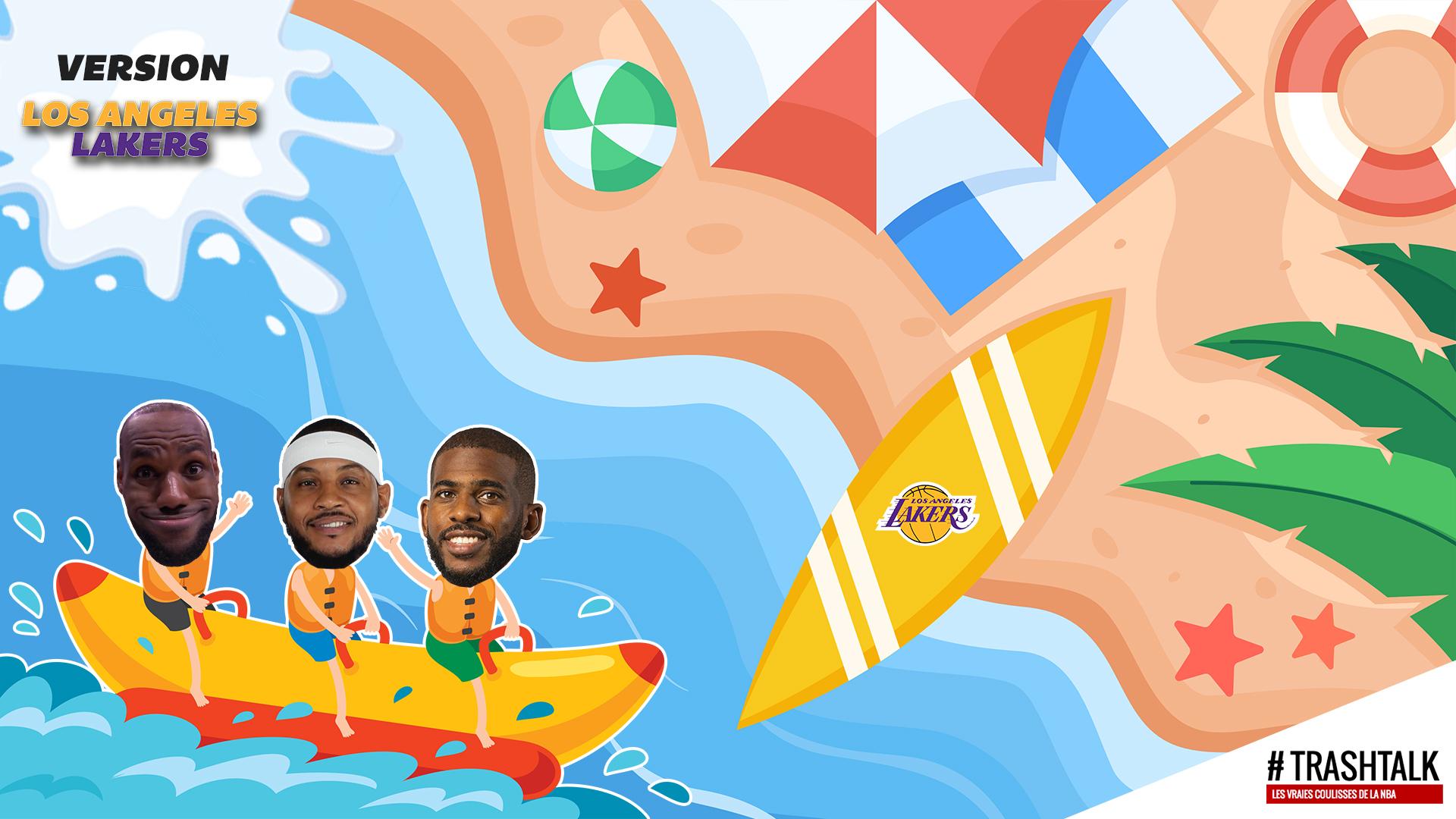 Los Angeles Lakers Vacances joueurs NBA