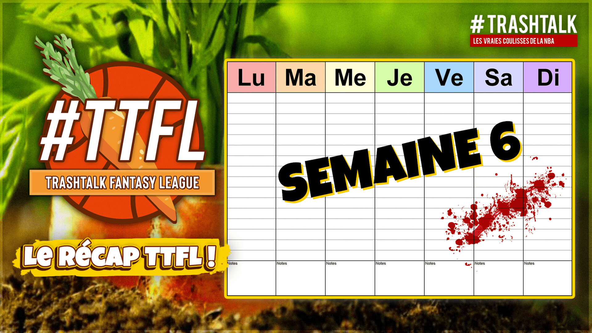 Recap semaine 6 TrashTalk Fantasy League