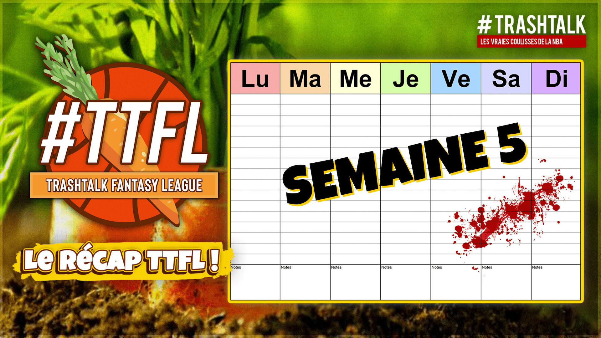 Récap semaine 5 de TrashTalk Fantasy League