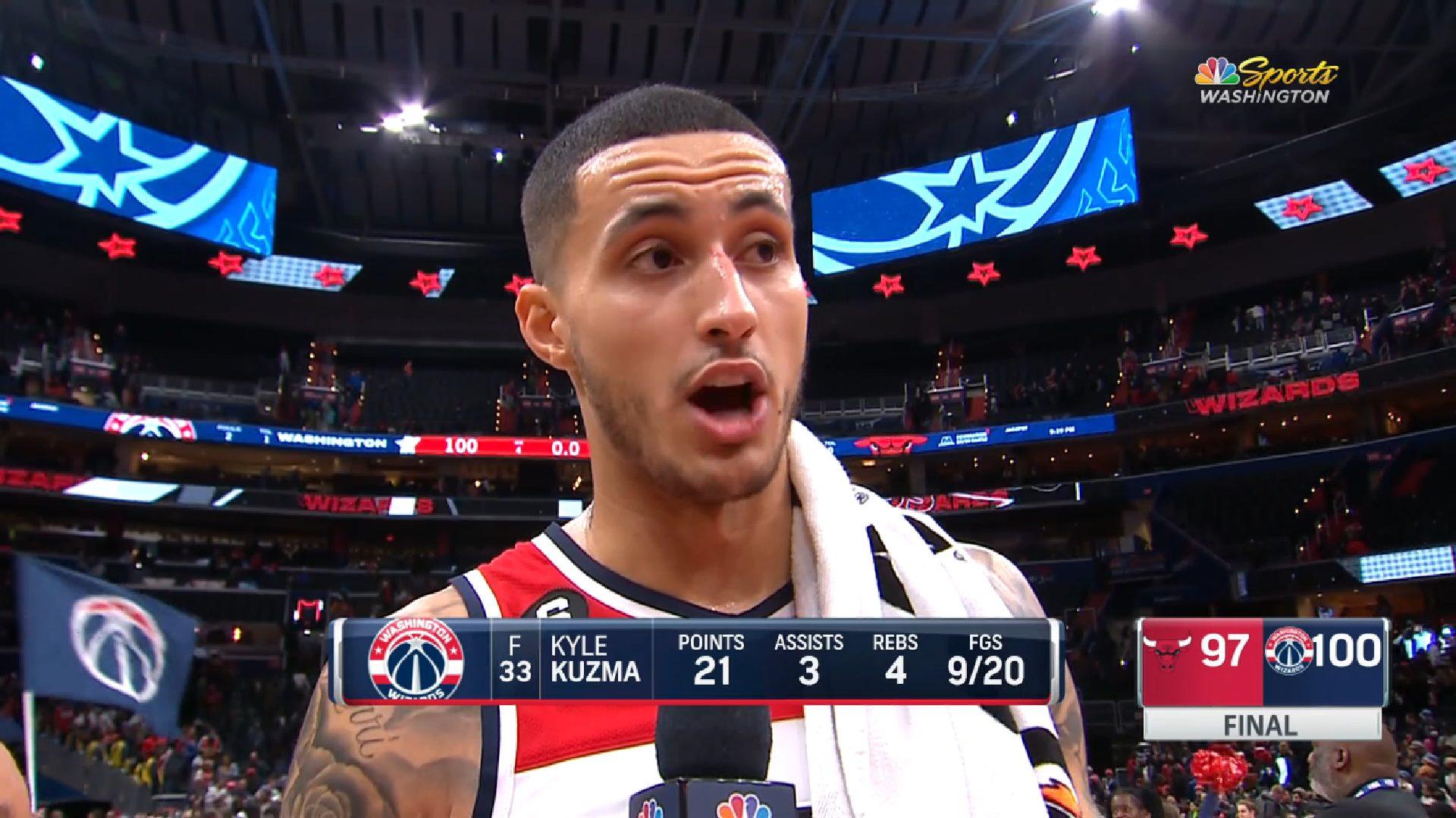 Kyle Kuzma Wizards 12 janvier 2023
