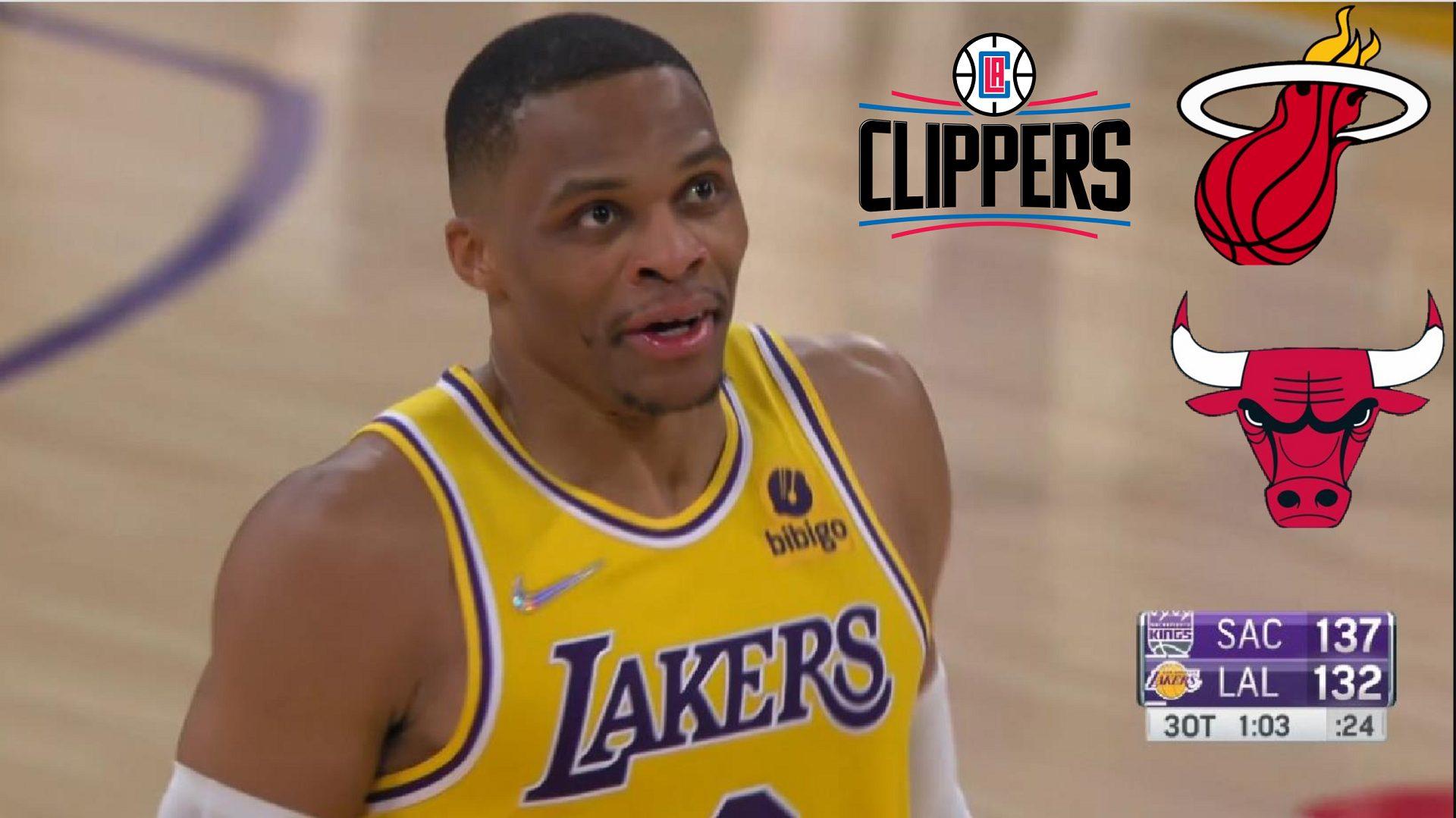 Russell Westbrook montage 9 février 2023