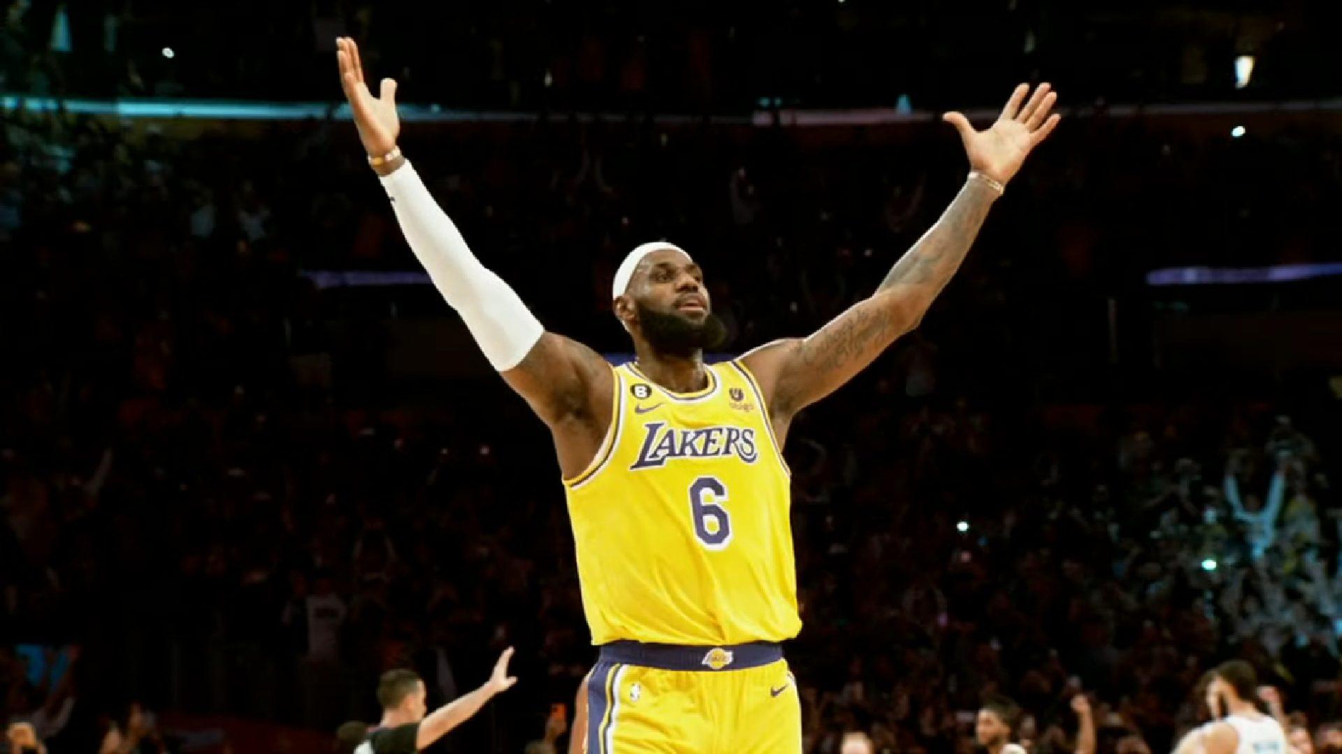LeBron James Lakers 12 février 2023 NBA