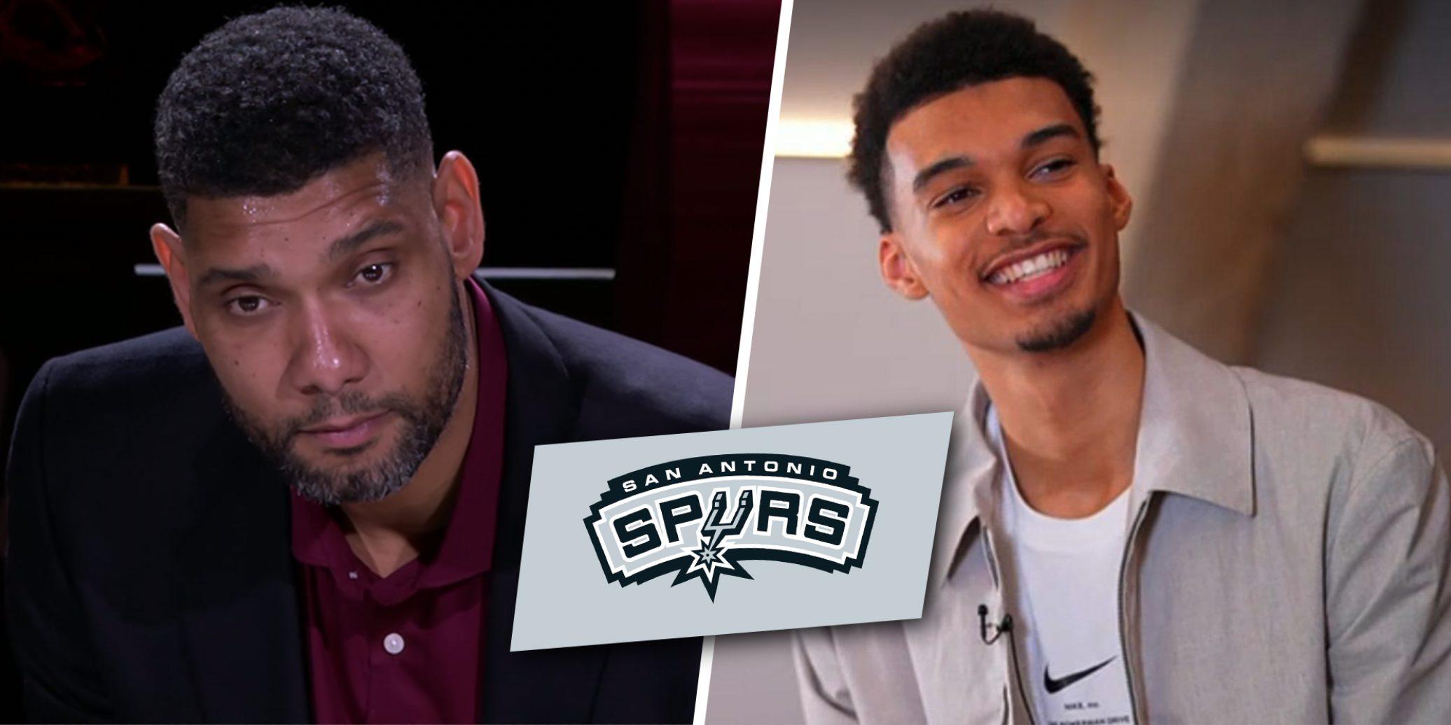 Victor Wembanyama Tim Duncan Spurs