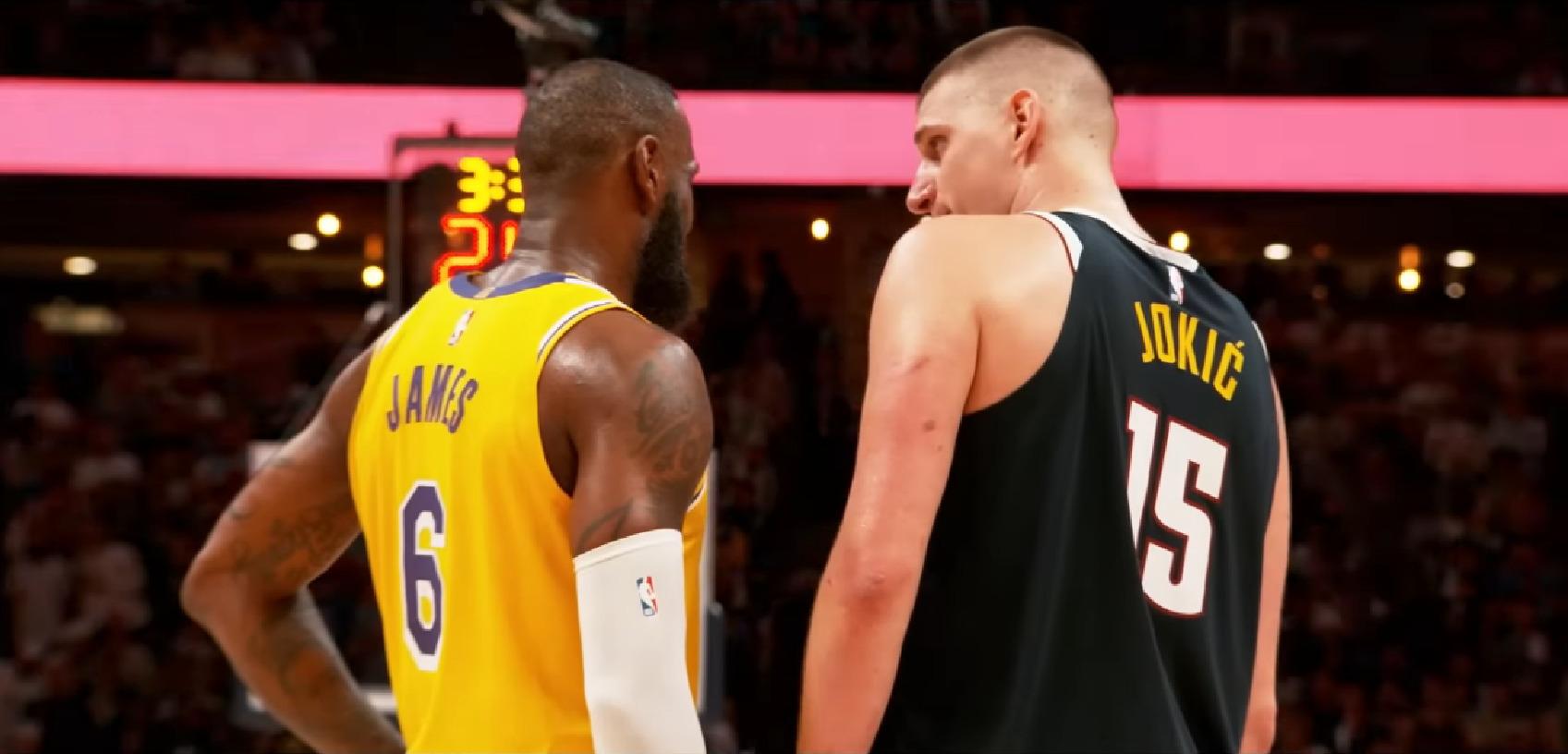 LeBron James NIkola Jokic Lakers Nuggets 31 mai 2023