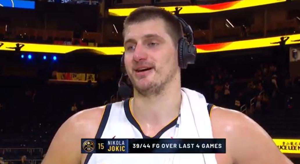 Nikola Jokic interview 5 janvier 2023