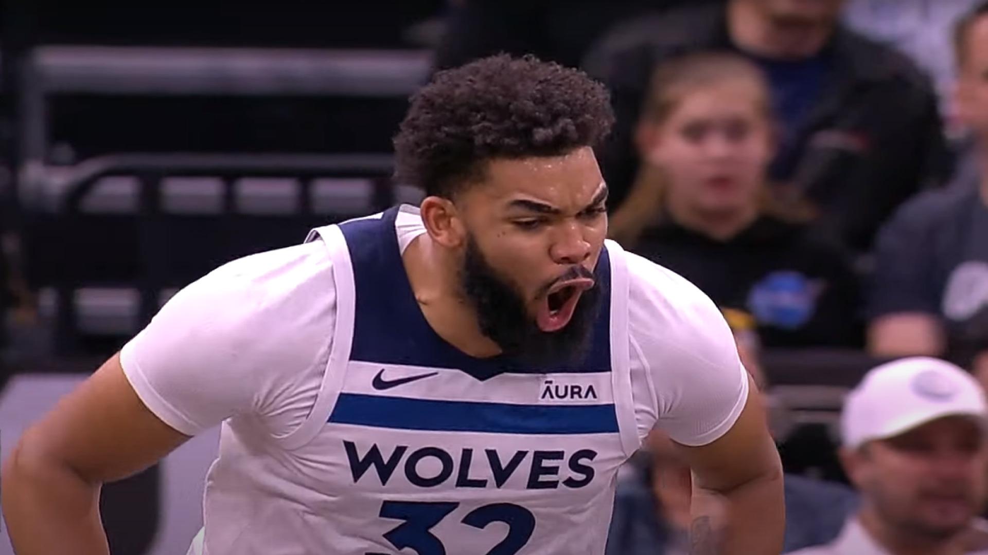 Karl-Anthony Towns Wolves 12 avril 2024