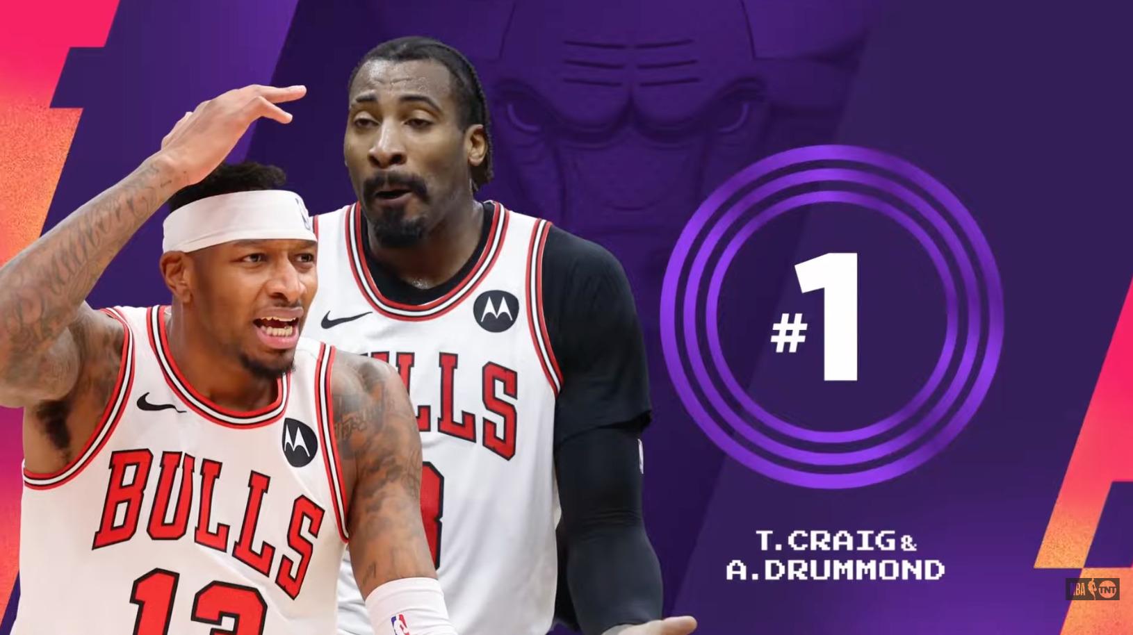 Torrey Craig Andre Drummond Chicago Bulls Shaqtin A fool 12 avril 2024