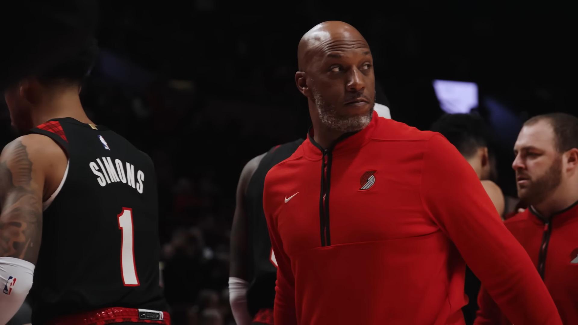 Chauncey Billups Portland Trail Blazers 18 janvier 2024