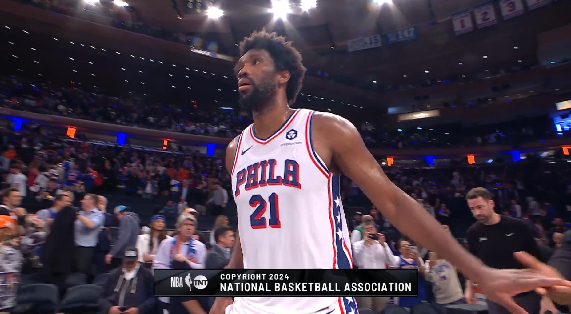 Joel Embiid Philadelphie Sixers 1er mai 2024