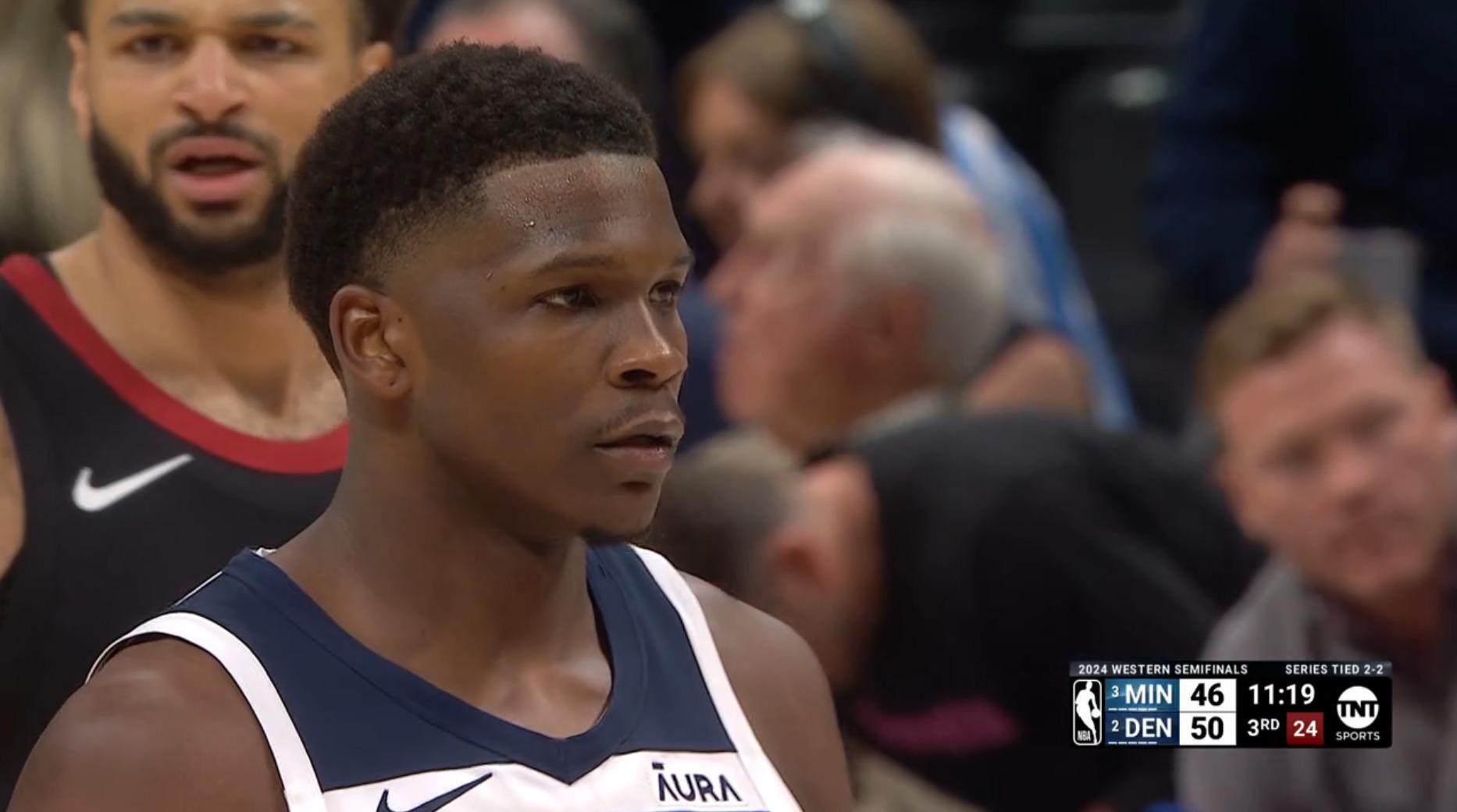 Anthony Edwards Minnesota Timberwolves 15 mai 2024