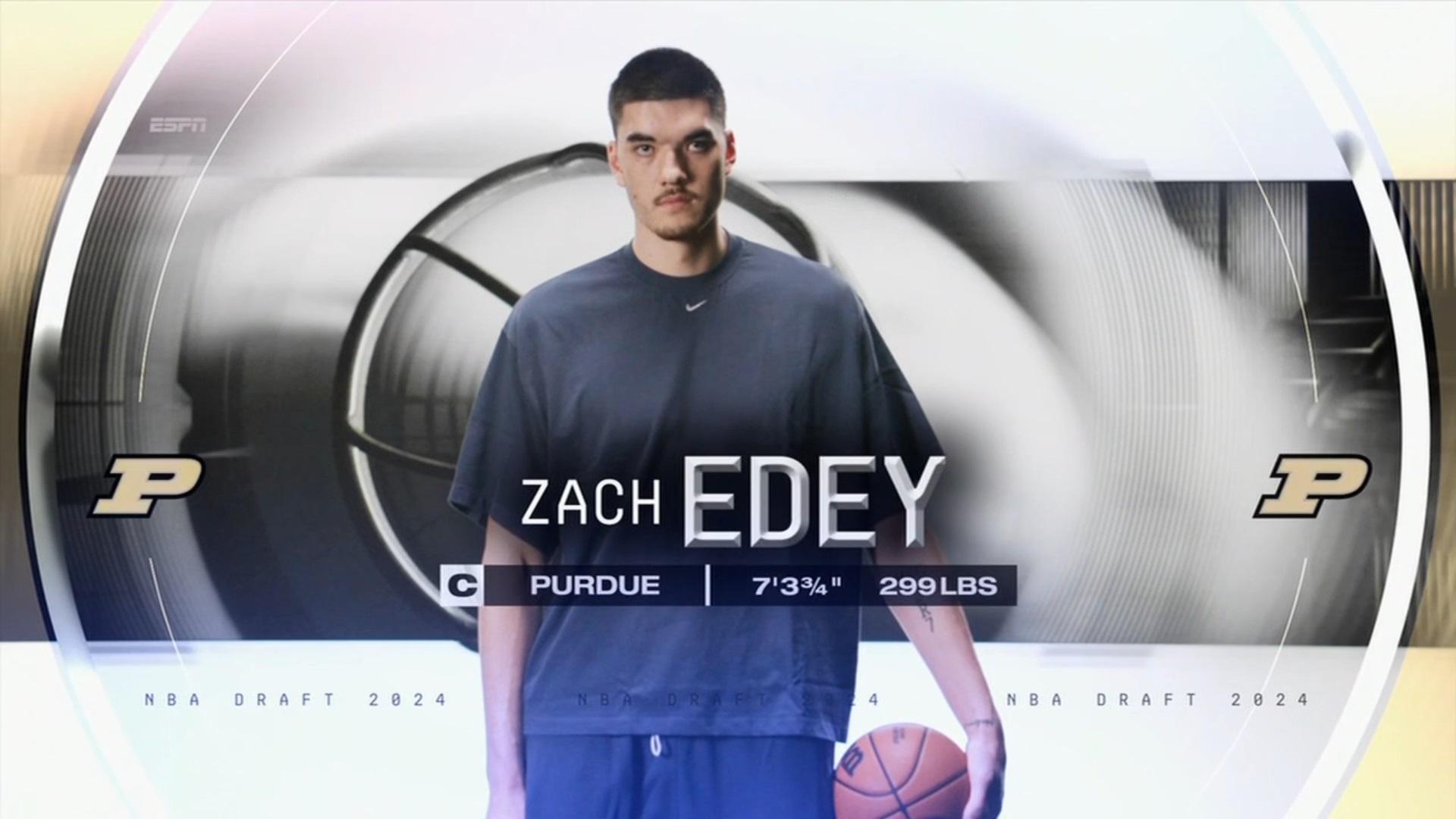 Zach Edey Draft NBA 27 juin 2024