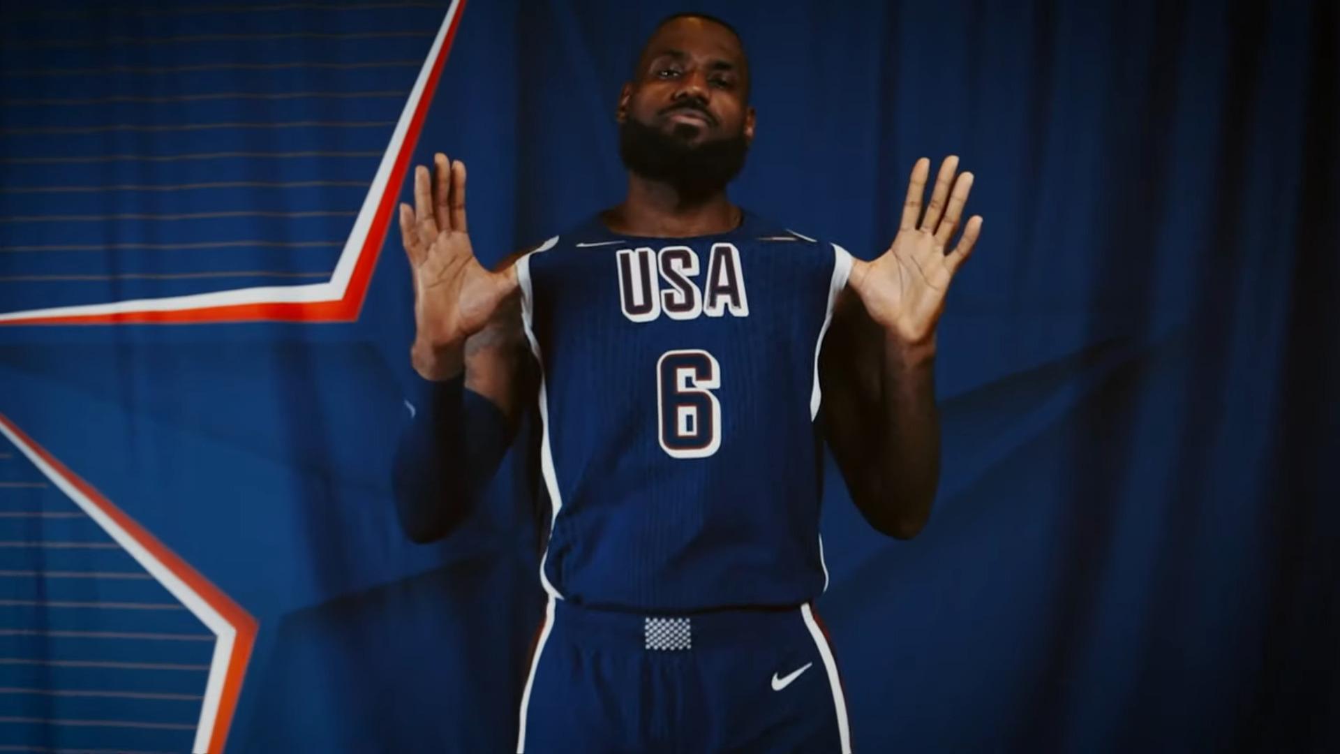 LeBron James Team USA 17 juillet 2024