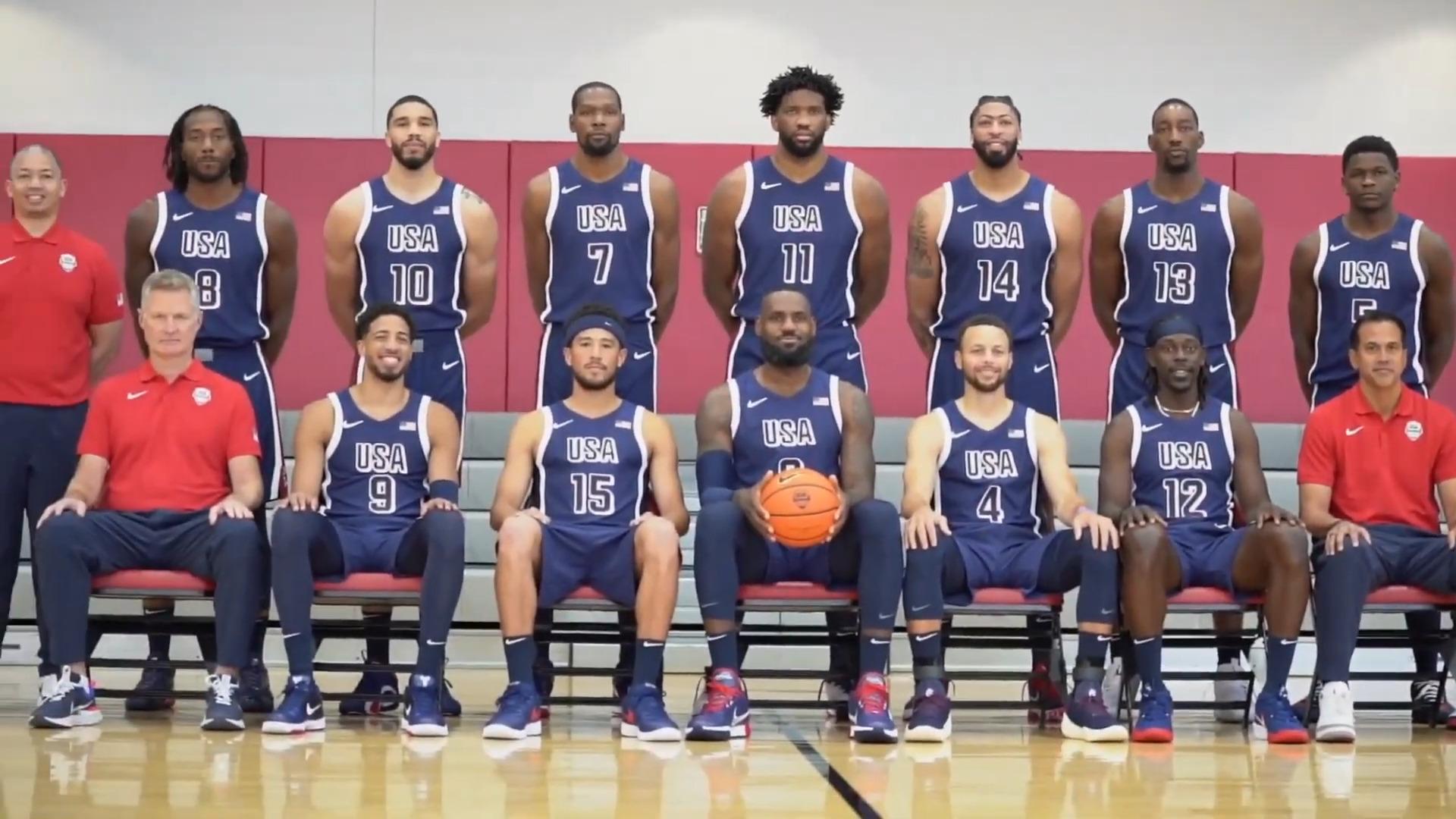 Team USA photo officielle Jeux Olympiques 9 juillet 2024