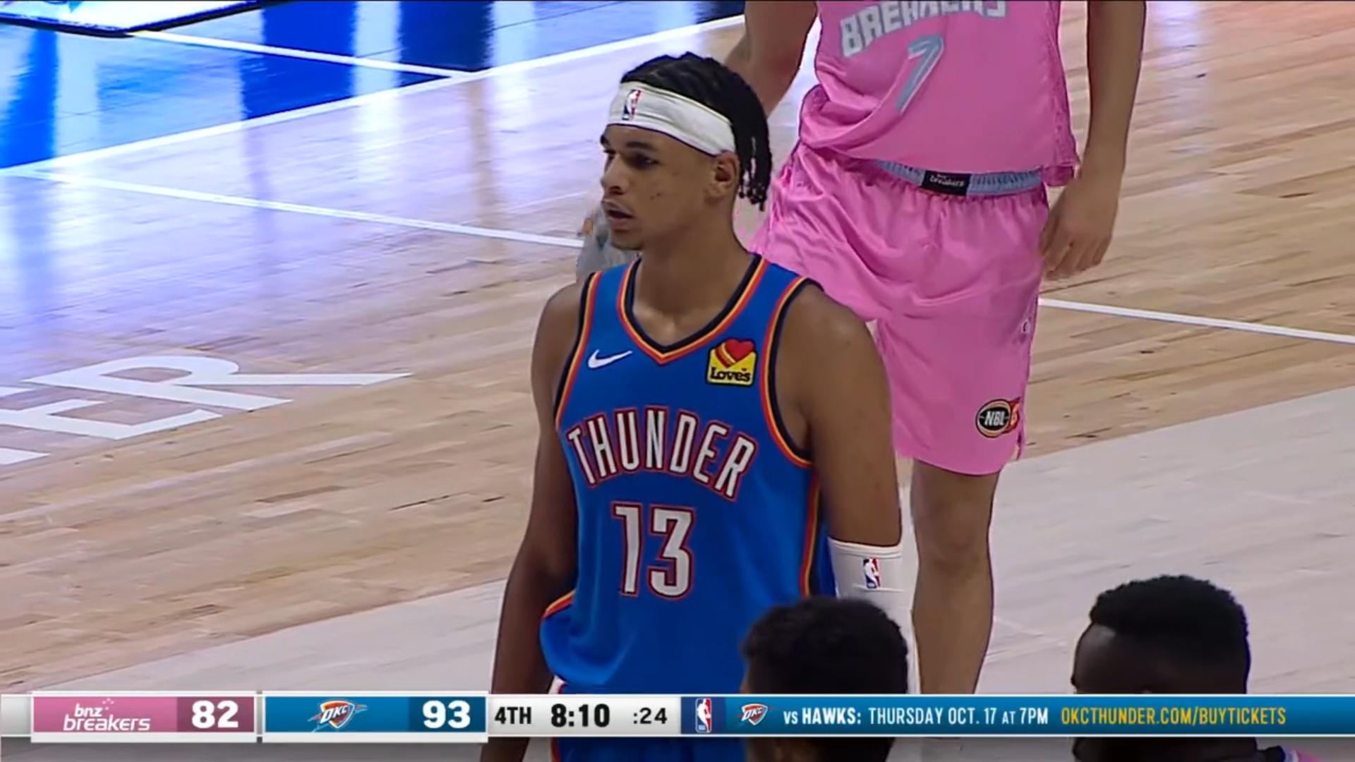 Ousmane Dieng Thunder 11 octobre 2024