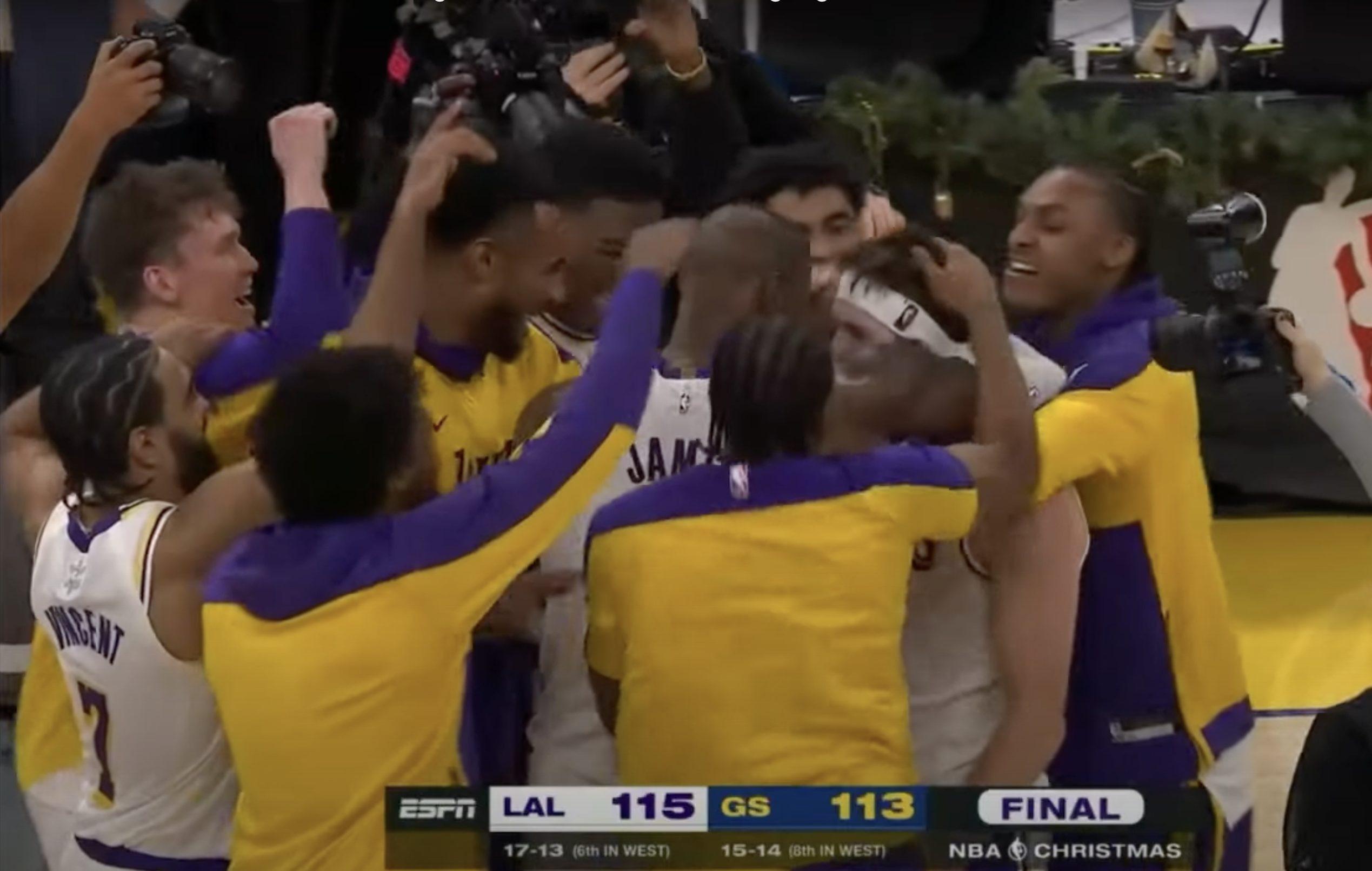Los Angeles Lakers, 26 décembre 2024