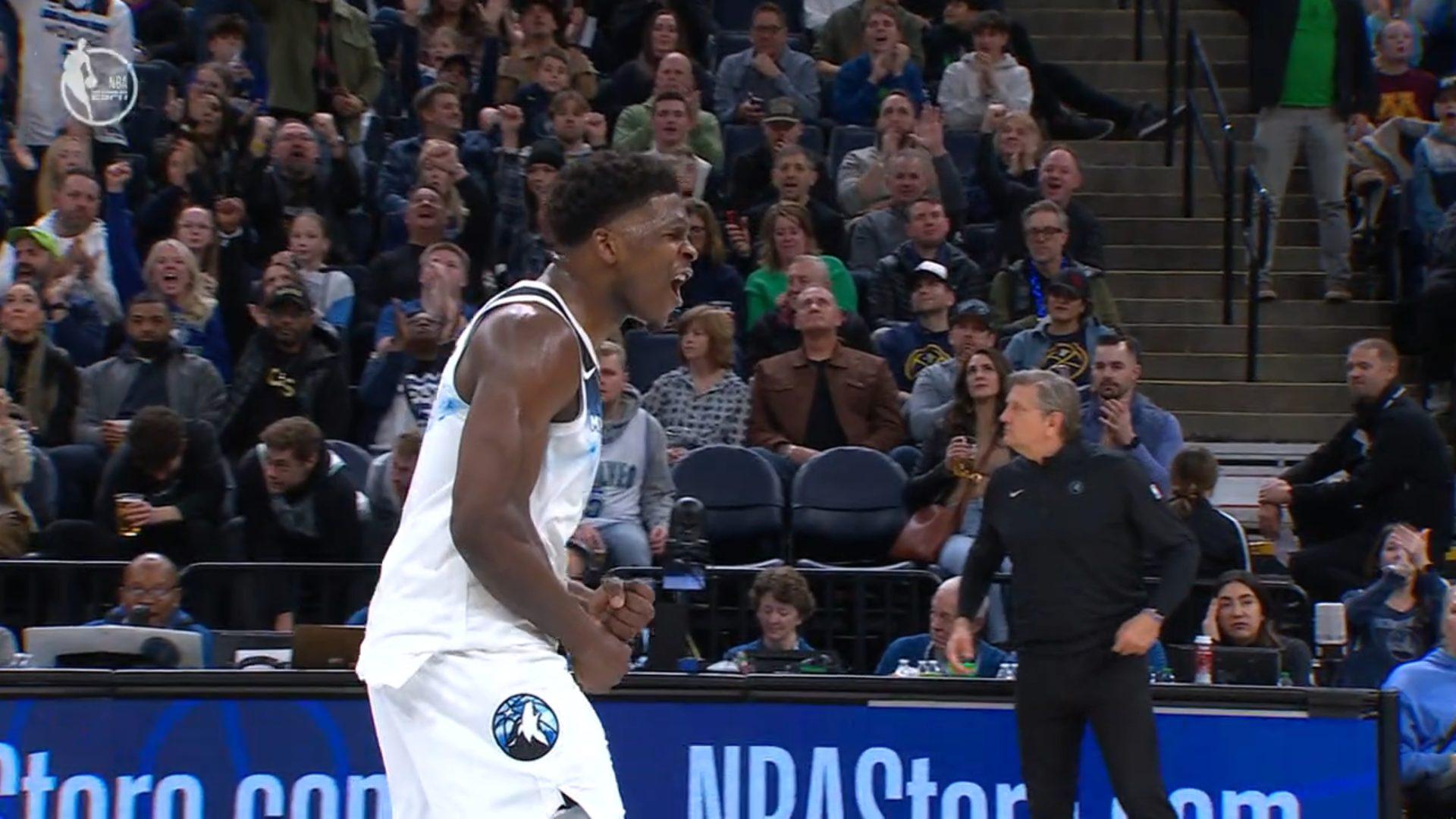 Anthony Edwards Wolves 25 janvier 2025