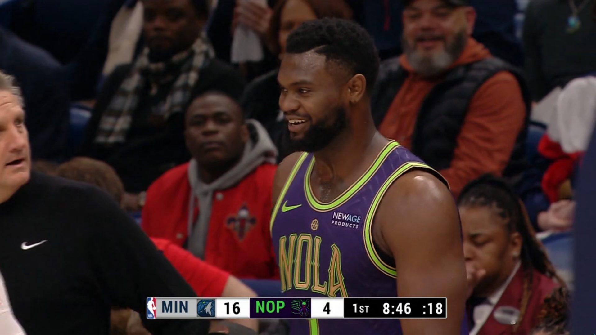 Zion Williamson Pelicans 8 janvier 2025