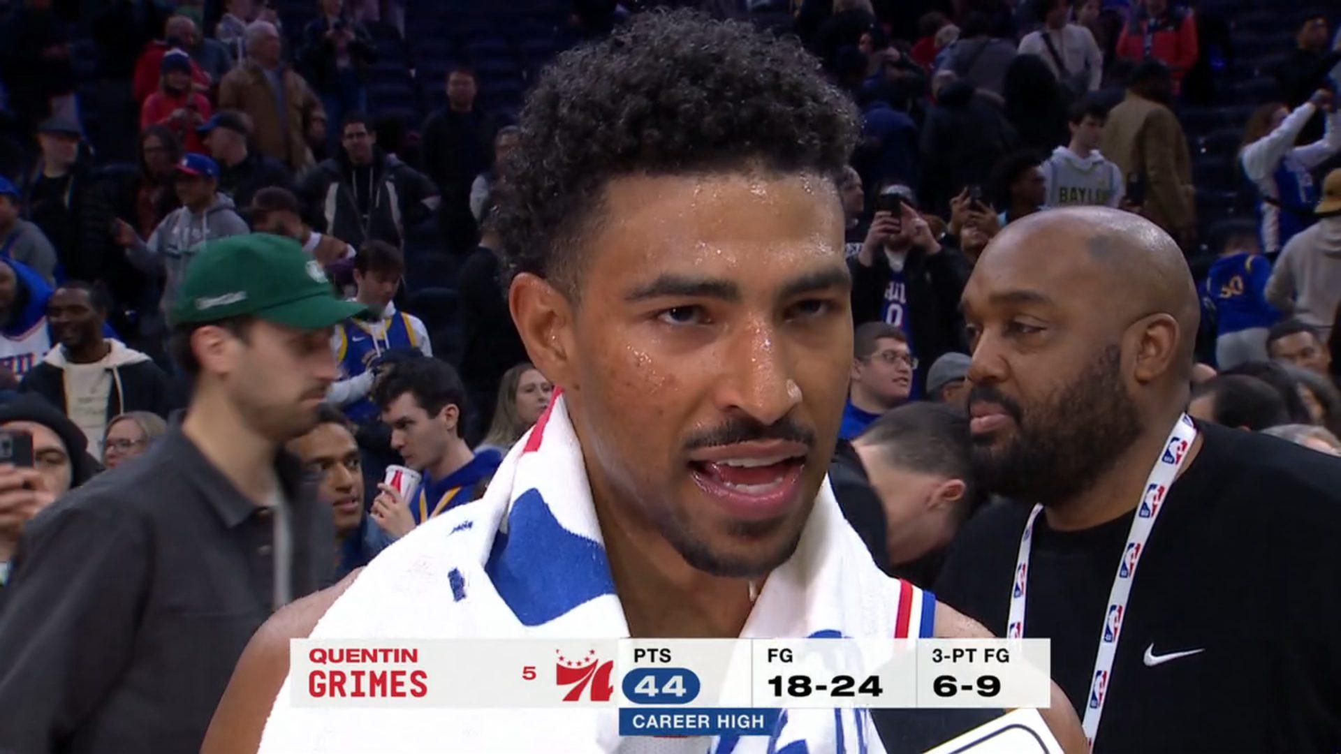Quentin Grimes Sixers 1 mars 2025