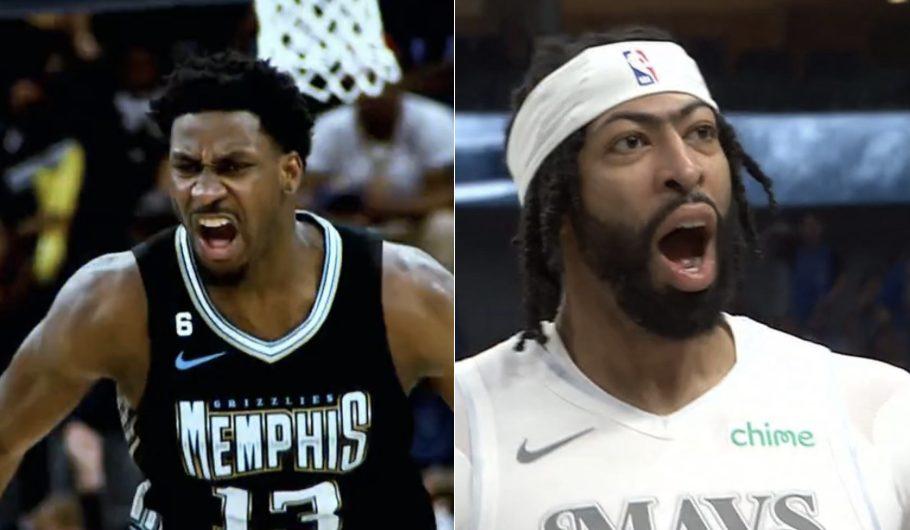 Jaren Jackson Jr et Anthony Davis Grizzlies - Mavericks