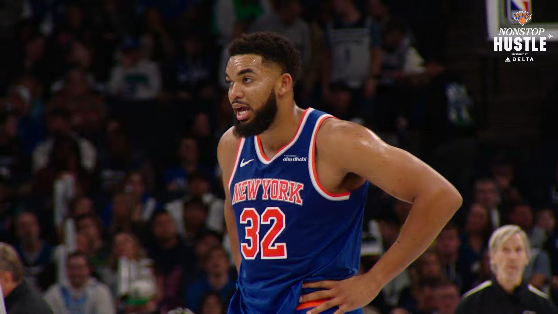 Karl-Anthony Towns Knicks vs Pistons 23 avril 2025