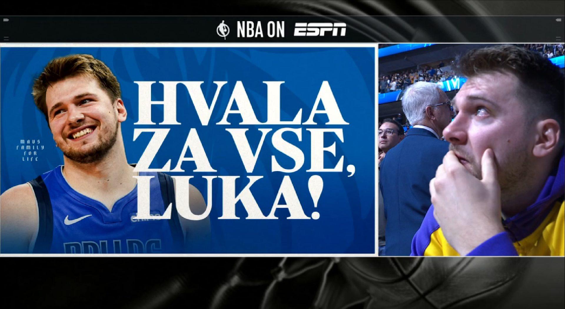 Luka Doncic tribute Mavs 10 avril 2025