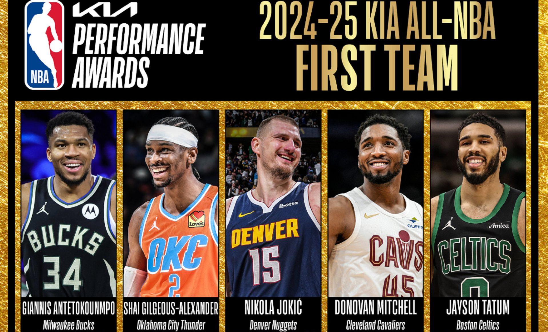 All-NBA First Team 2025 24 mai 2025