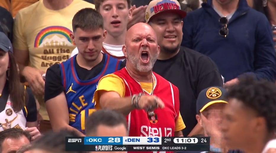 Nuggets fan 16 mai 2025