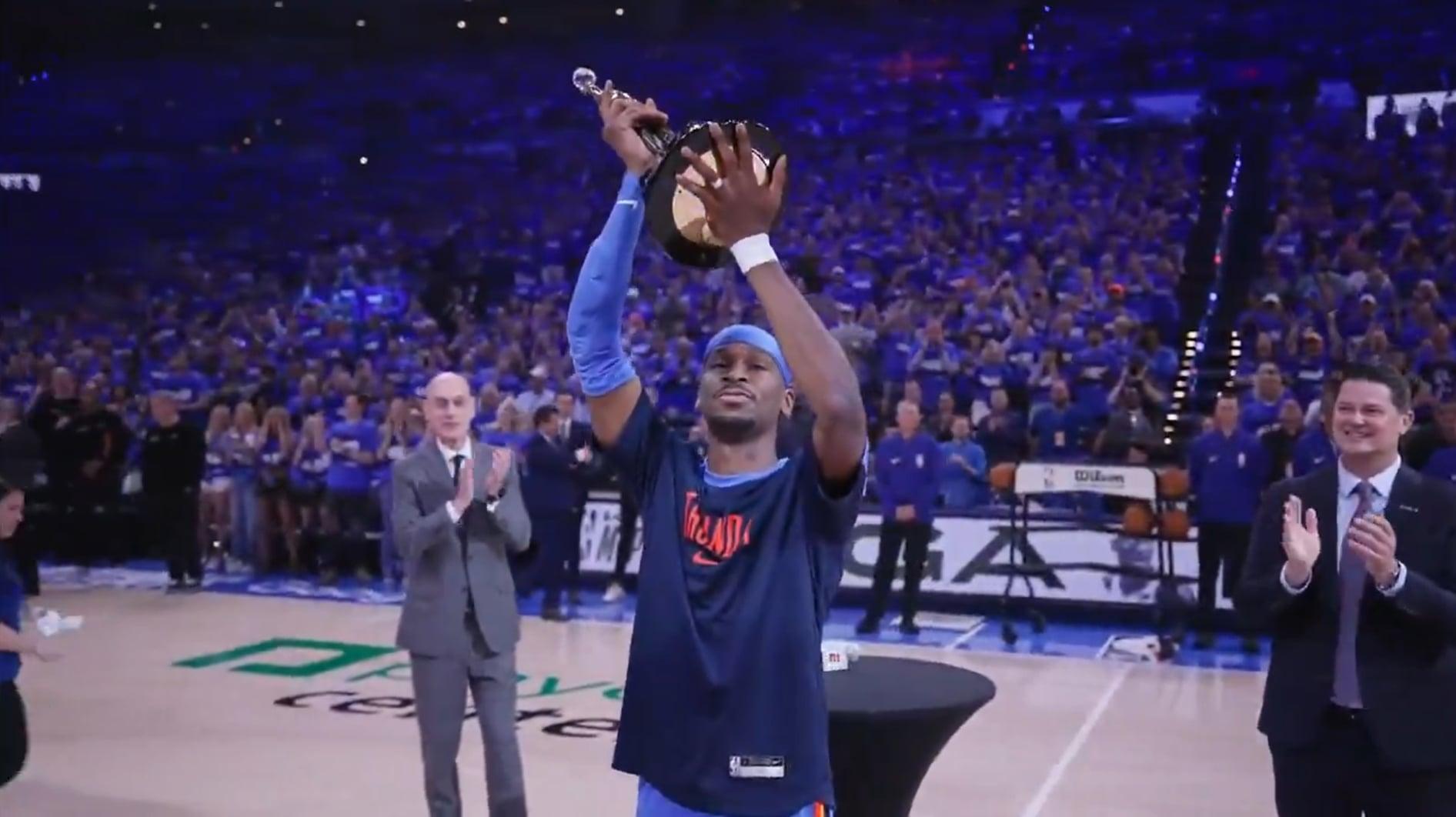 Shai Gilgeous-Alexander MVP 23 mai 2025