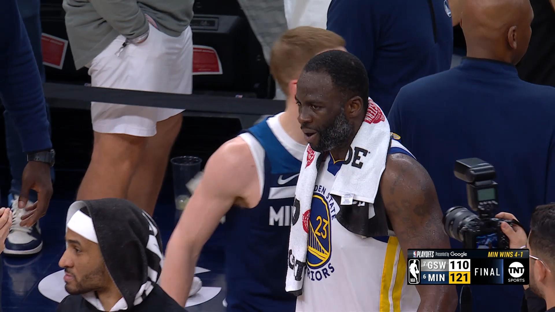 draymond green warriors wolves