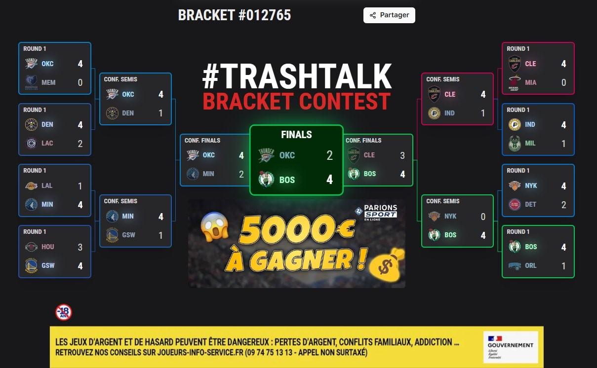 trashtalk bracket contest