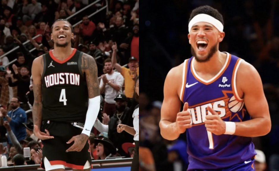 Jalen Green et Devin Booker