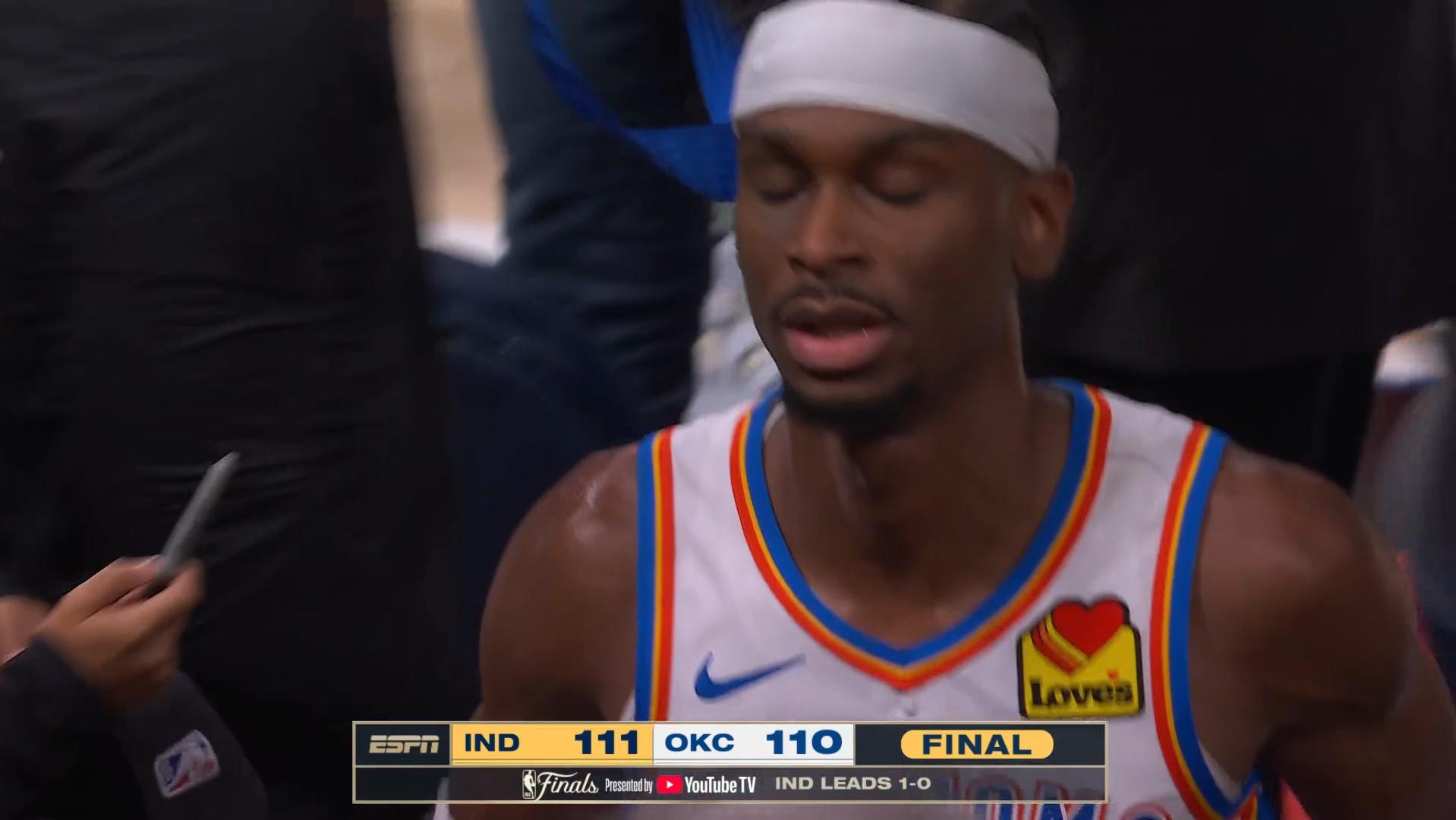 shai gilgeous-alexander pacers thunder
