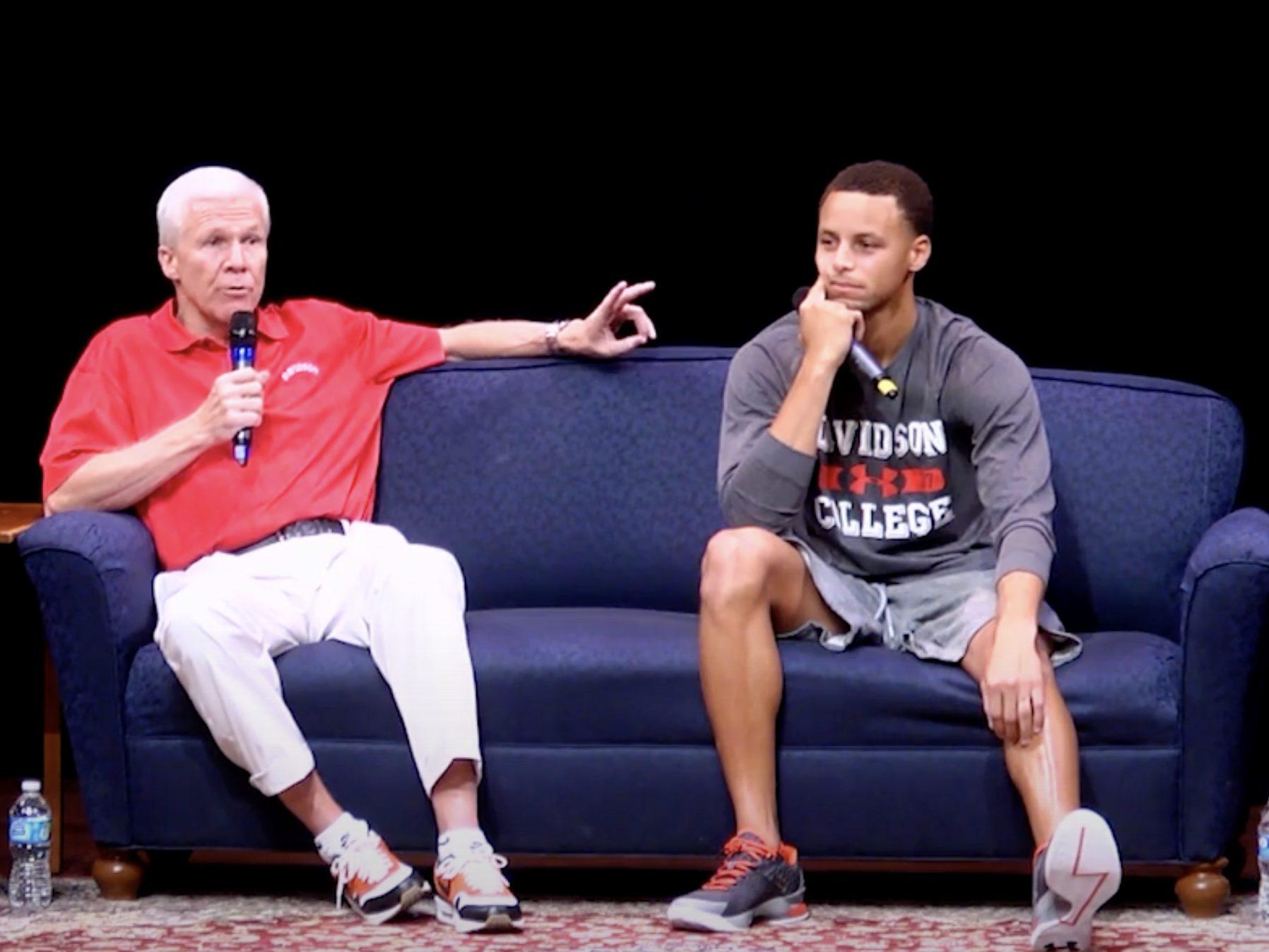 Bob McKillop et Stephen Curry 24 juillet 2025