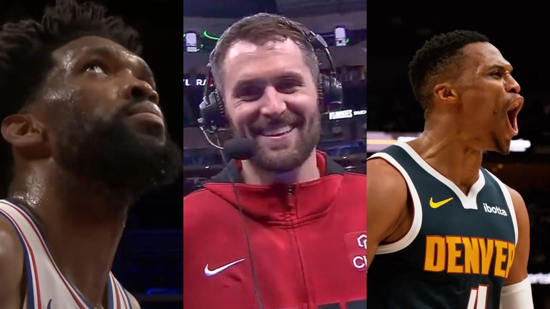 Joel Embiid, Kevin Love, Russell Westbrook