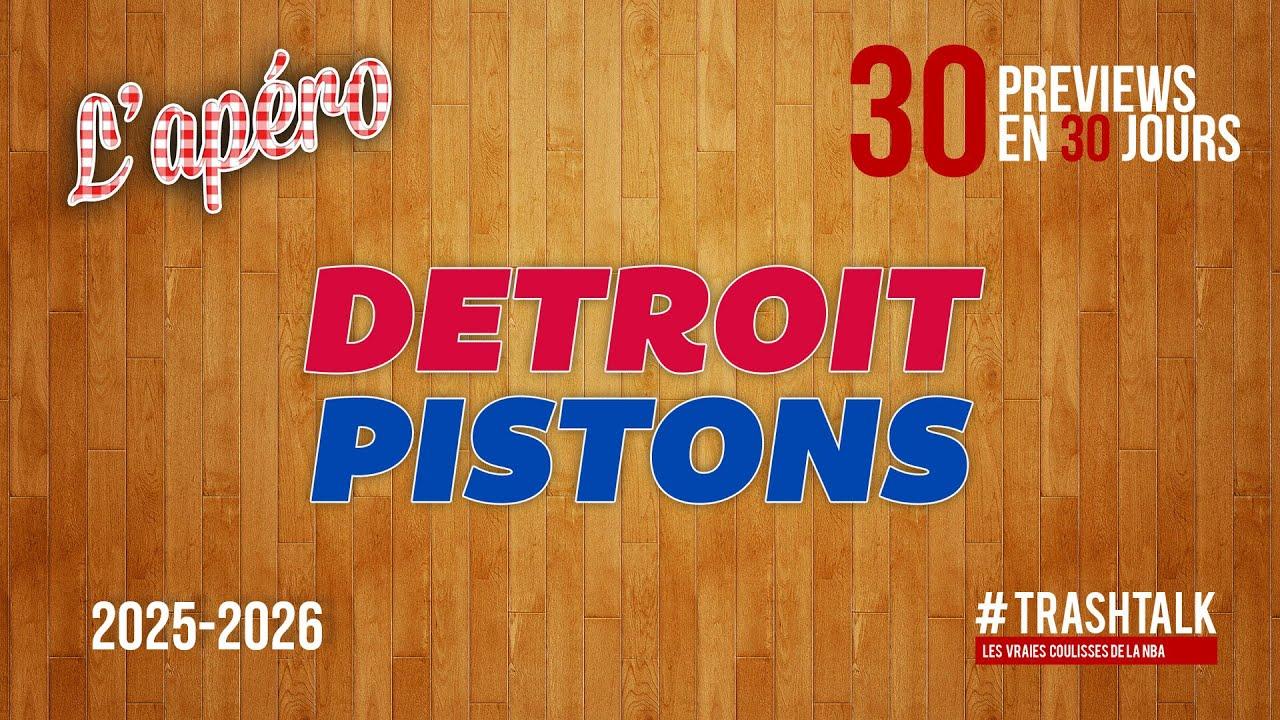 Pistons Apéro TrashTalk 30P30J