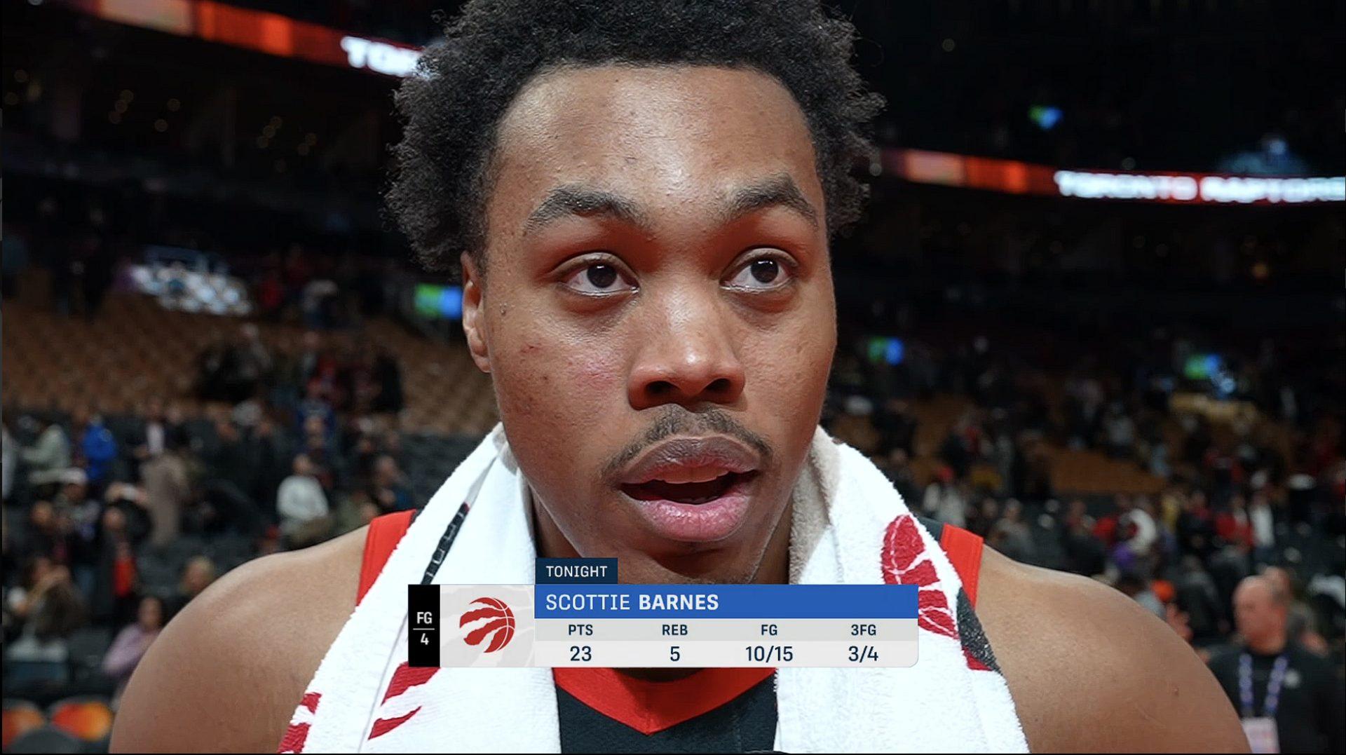 scottie barnes 22/11/25
